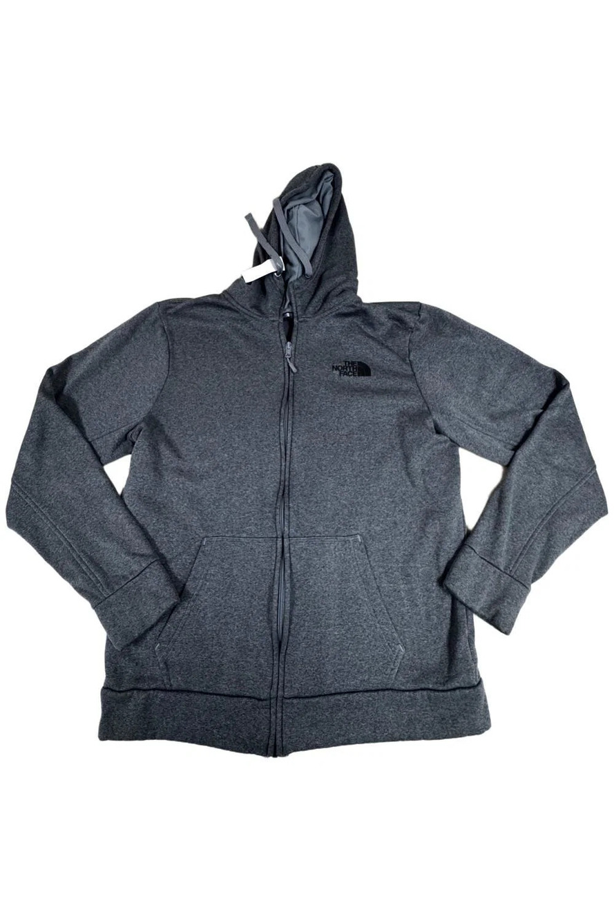 The North Face Men's Surgent Full Zip Hooded Jacket Med Grey Heather - Regular